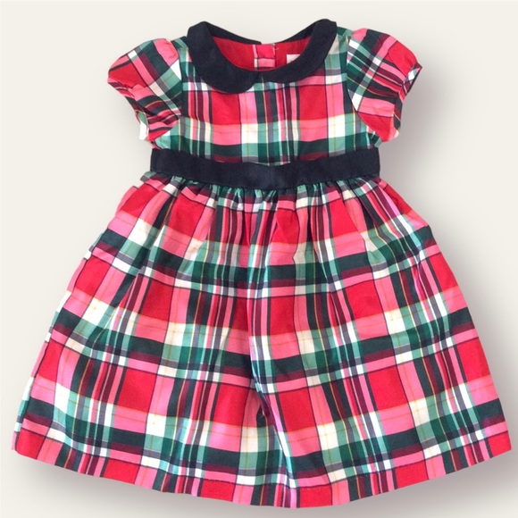 EUC Gymboree Christmas Holiday Dress size 12/18M - Picture 1 of 7